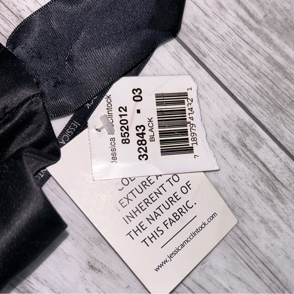 Jessica McClintock for Gunne Sax Black Dress Size 9 NWT - Picture 2 of 5